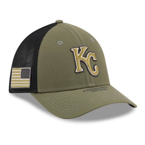 Men's New Era  Olive Kansas City Royals 2026 Armed Forces Day 39THIRTY M-Crown Flex Hat