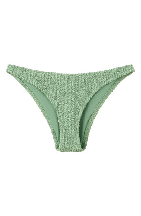 Classic Textured Bikini Bottoms