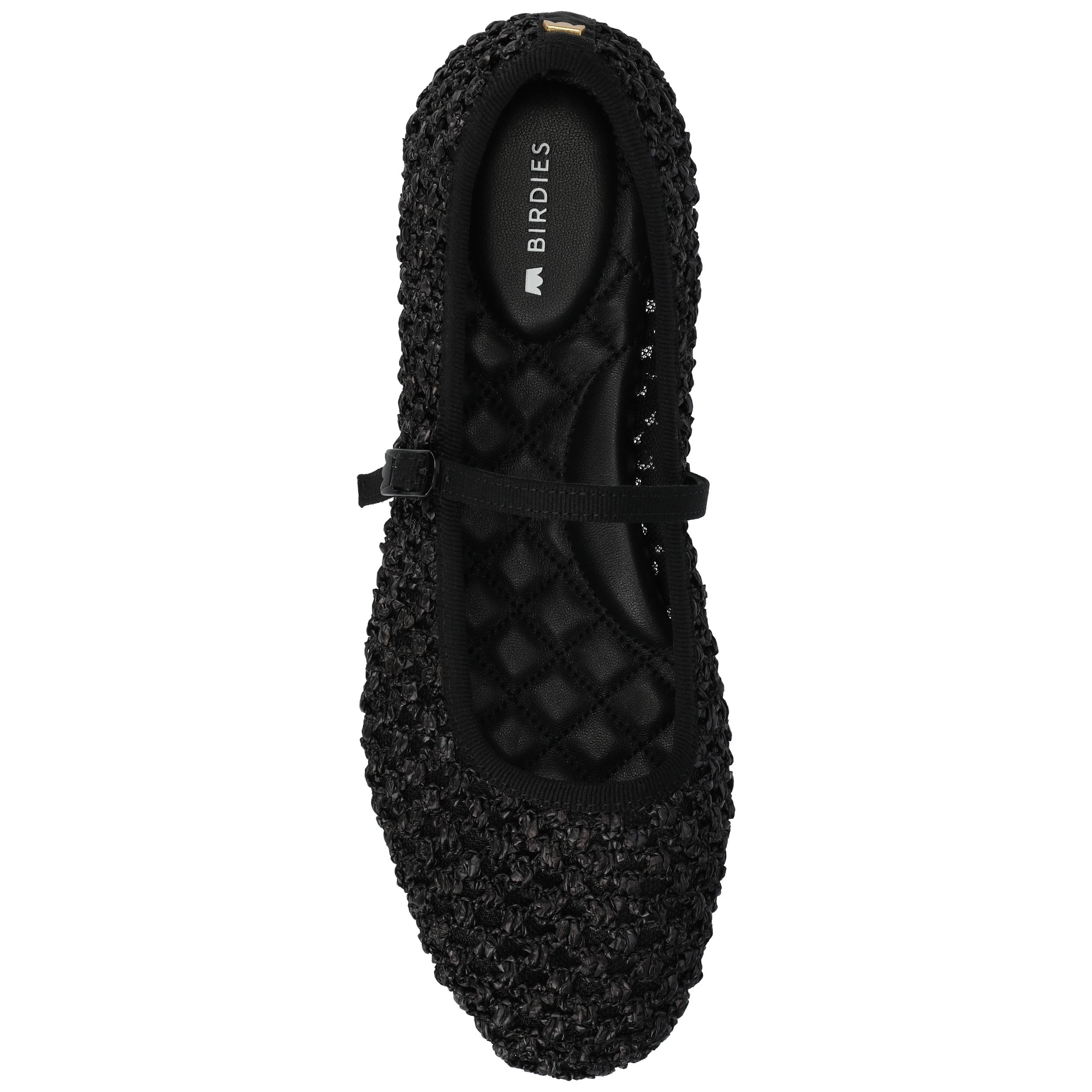 Birdies The Hummingbird Mary Janes Openweave, Alternate, color, Black