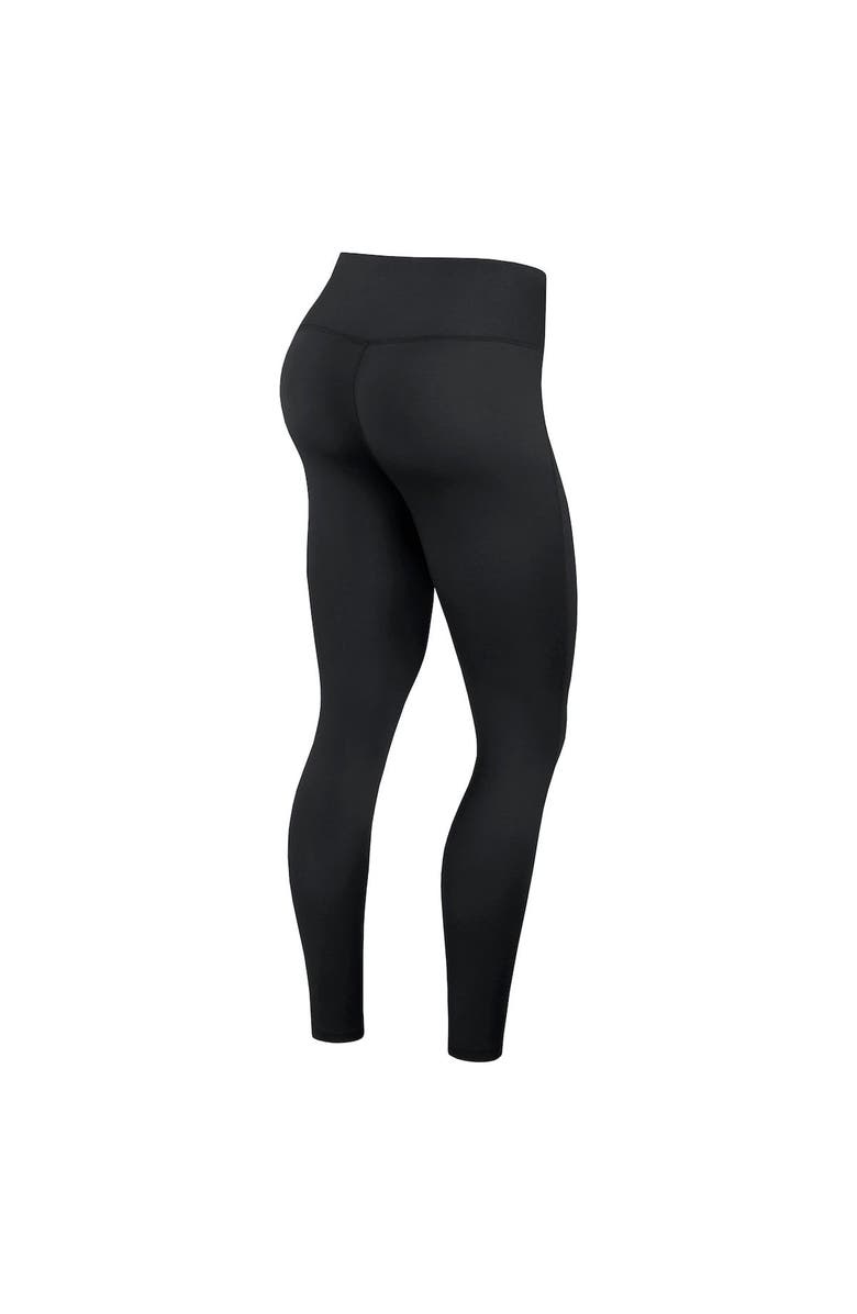 FANATICS Women's Fanatics Branded Black Las Vegas Raiders Wordmark Stacked Leggings, Alternate, color, 