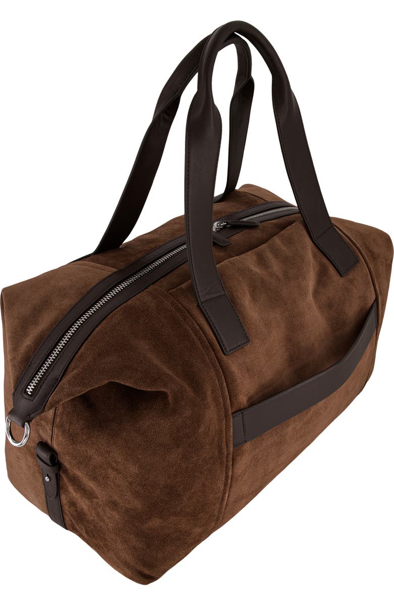 Vince Westmore Leather Duffle Bag, Alternate, color, Chocolate