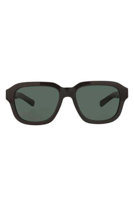 Gucci 55mm Rectangular Sunglasses