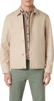 Bugatchi Button-Up Twill Jacket