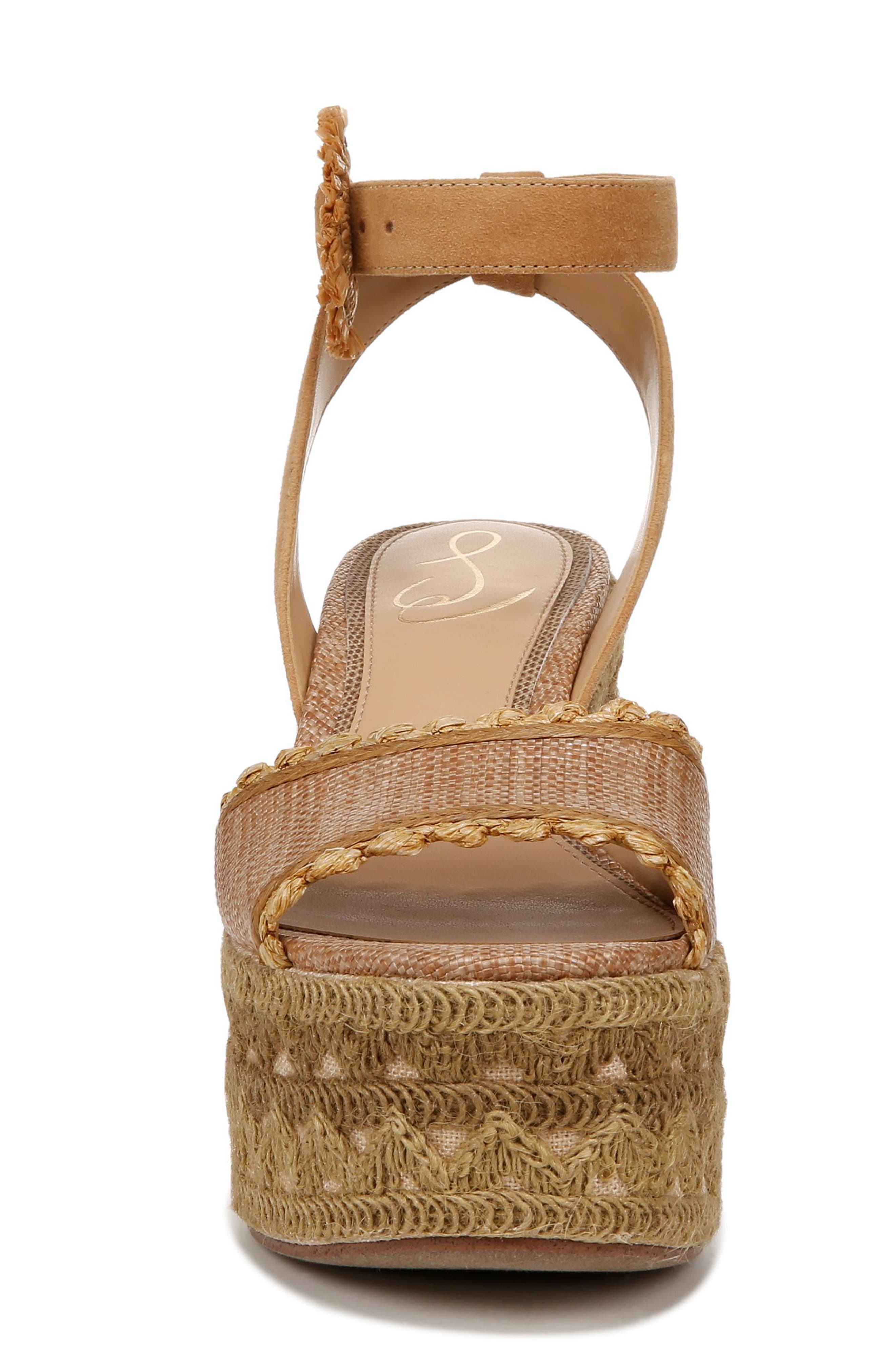 Sam Edelman Amber Espadrille Platform Ankle Strap Sandal, Alternate, color, 