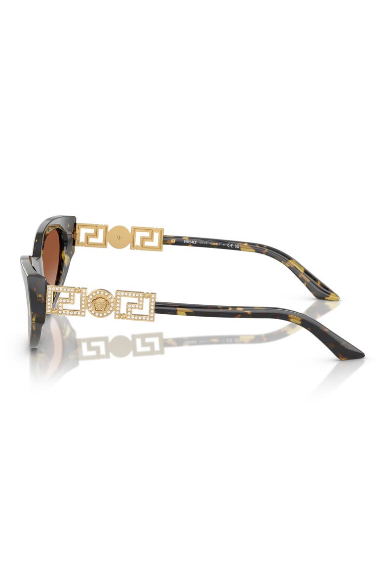 56mm Cat Eye Sunglasses, Alternate, color, HAVANA