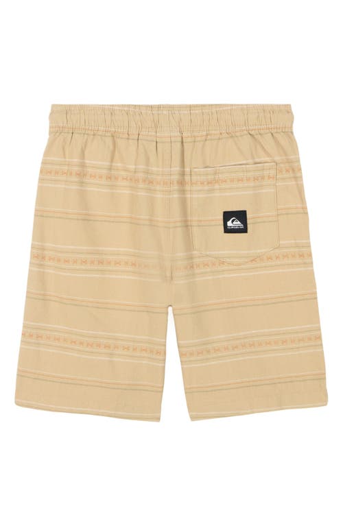 QUIKSILVER QUIKSILVER KIDS' CHAPMAN STRIPE DRAWSTRING SHORTS 