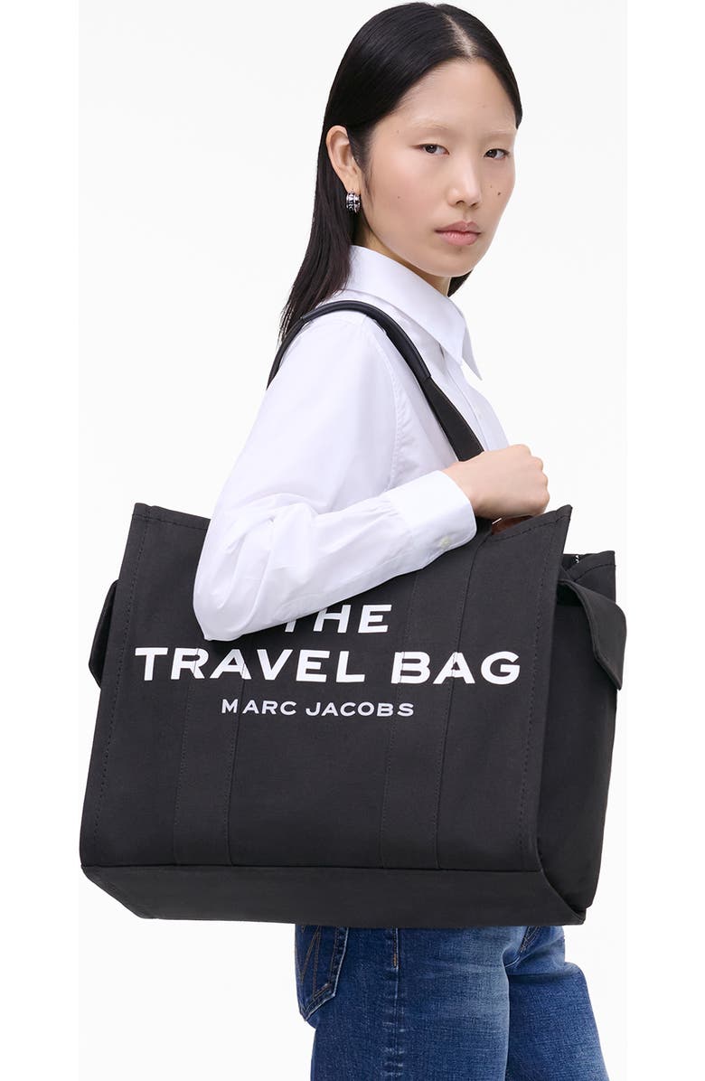 Marc Jacobs The Canvas Travel Tote Bag, Alternate, color, Black