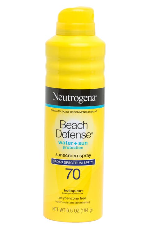 Beach Defense Water+Sun Protection SPF 70 Sunscreen Spray
