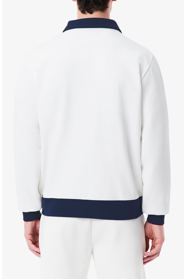 Tennis Heritage Zip Jacket, Alternate, color, 522 WHITE/ NAVY BLUE