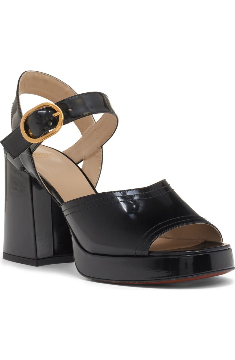 Valentino Garavani Fawcette Sandal, Main, color, Black