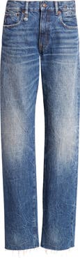 R13 Raw Hem Boyfriend Jeans