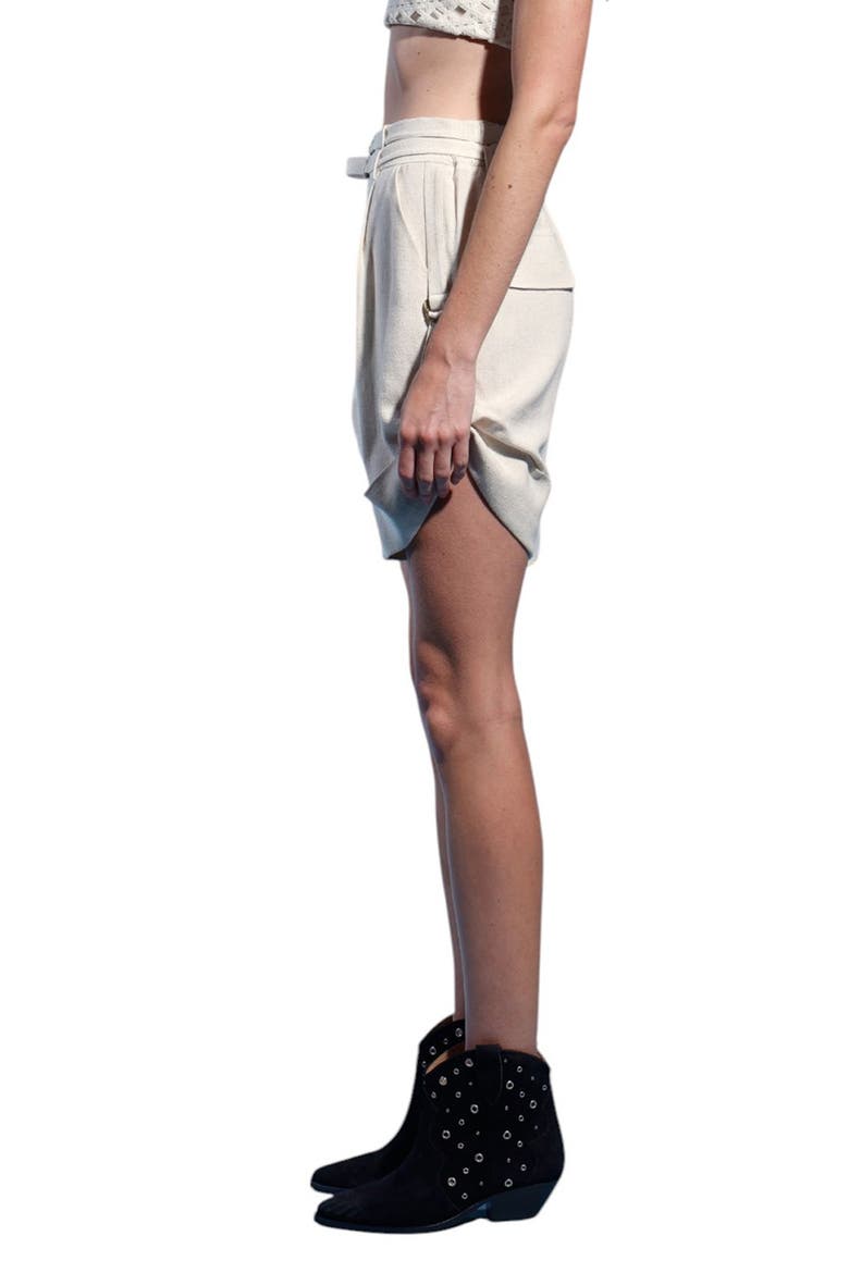 Baylor Belted Shorts, Alternate, color, OATMEAL
