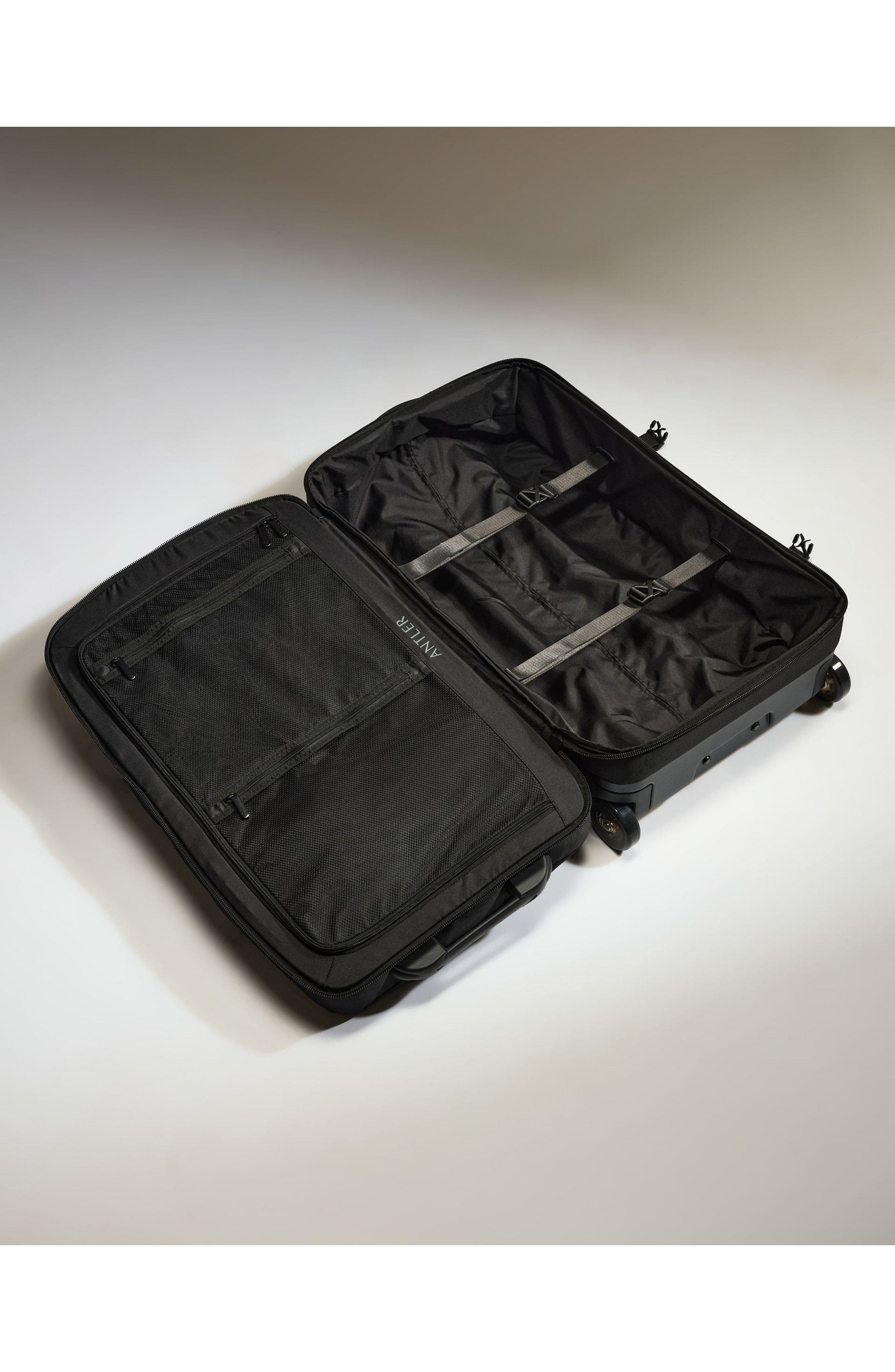 ANTLER Discovery Wheeled Duffel, Alternate, color, Black