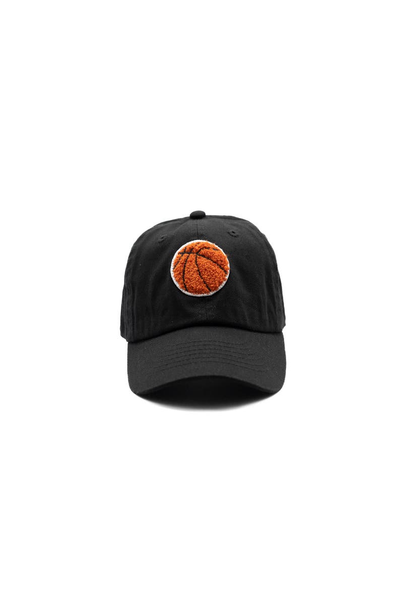 Terry Basketball Hat - Kids, Main, color, Black