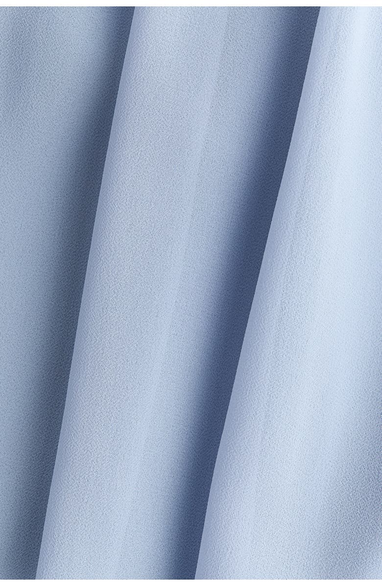 H&M Draped Bubble-hem Top, Alternate, color, Light Blue