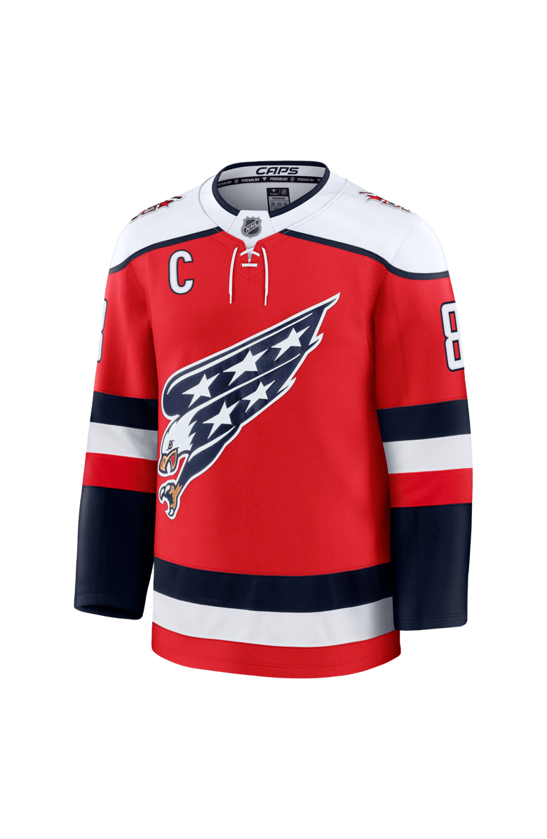 FANATICS Men's Fanatics Alexander Ovechkin Red Washington Capitals Alternate Premium Player Jersey, Alternate, color, Red