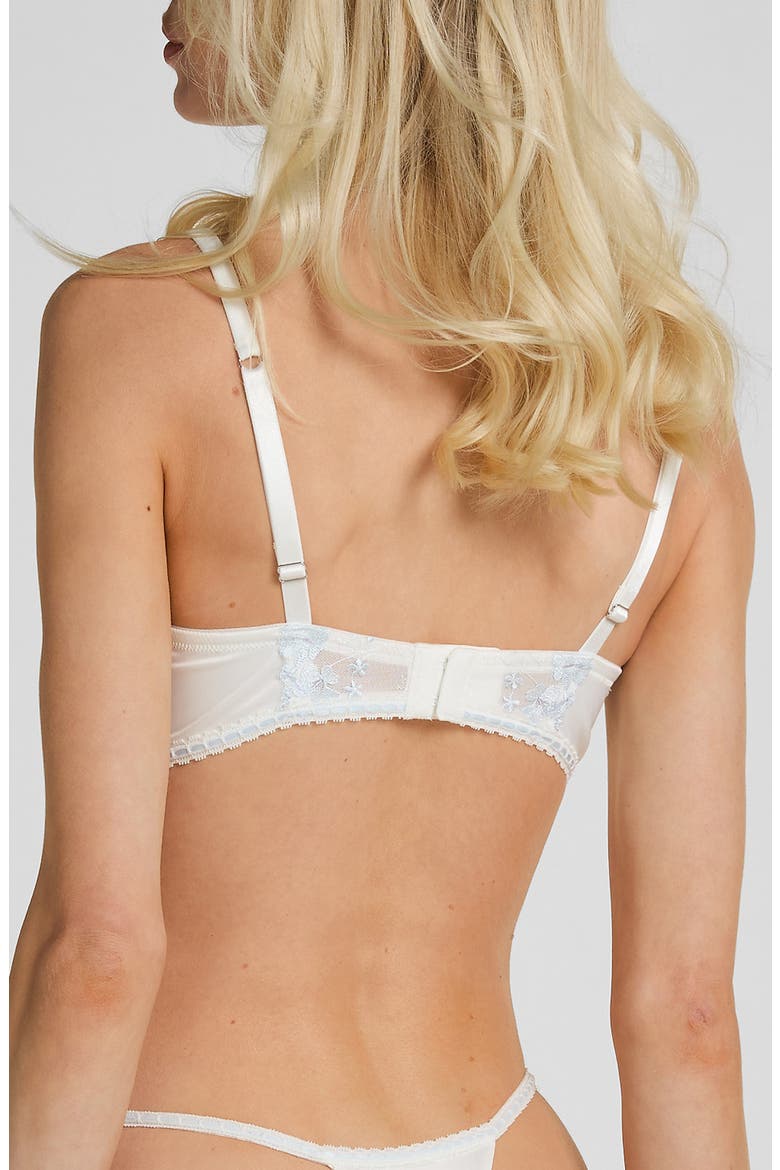 Peonie Lace Underwire Bra, Alternate, color, SNOW WHITE