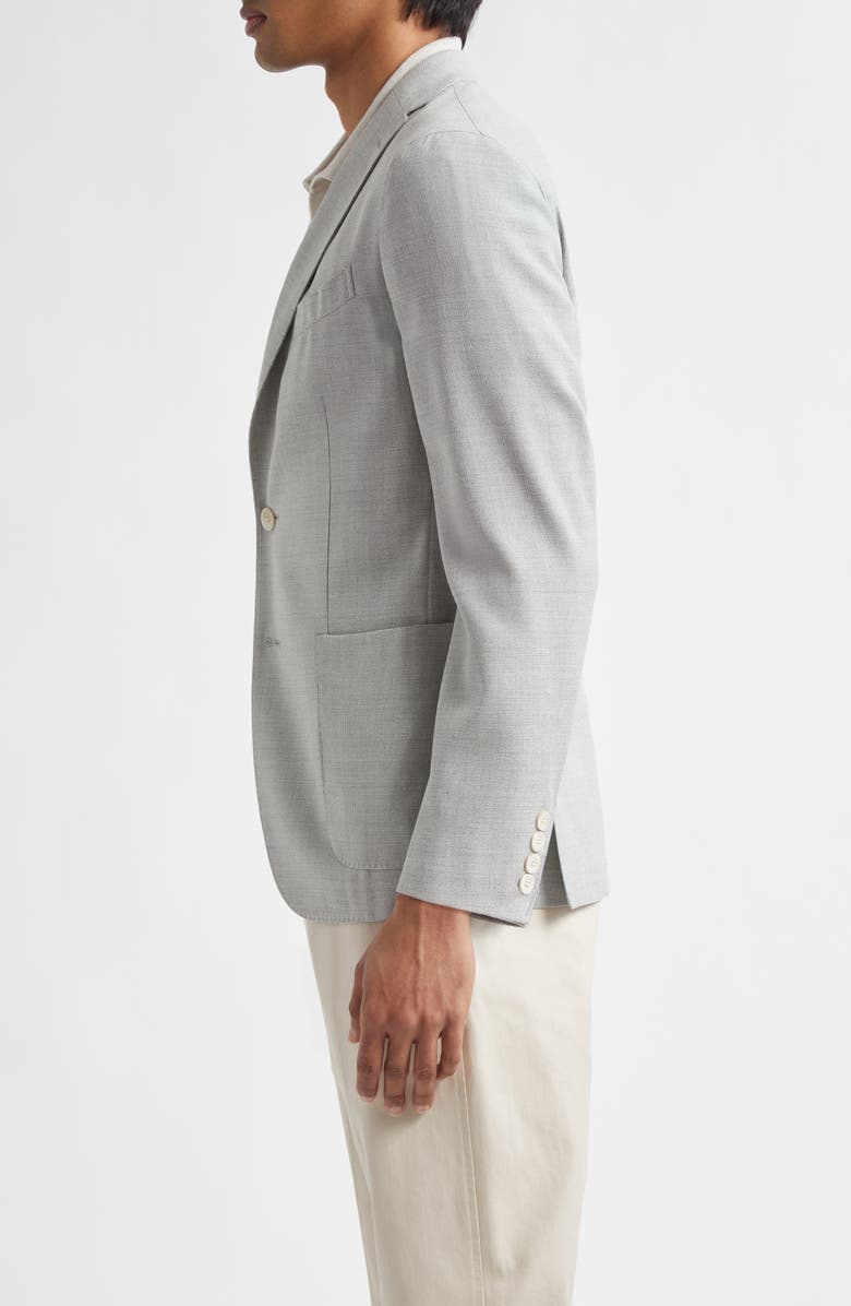 Boglioli K Jacket Virgin Wool Hopsack Sport Coat, Alternate, color, 810 Light Grey