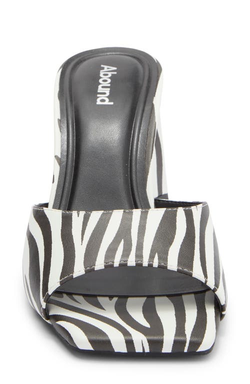 Abound Murphy Triangle Heel Mule Sandal In Multi