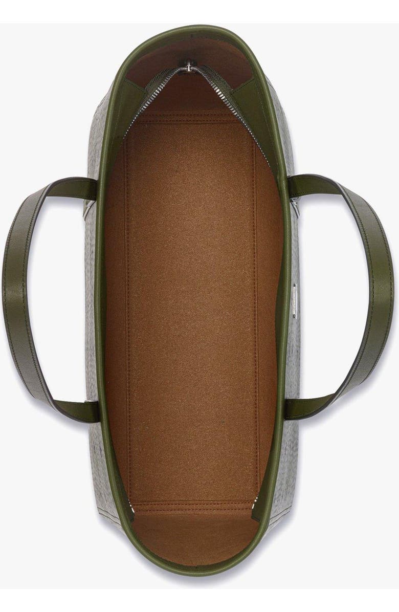 MCM Medium Toni Top-Zip Shopper in Visetos, Alternate, color, Green