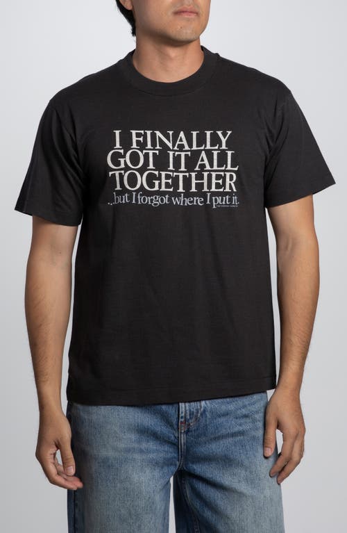 Elwood Vintage Together Tee In Black