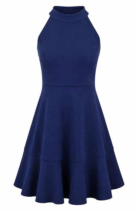 Kids' Textured Knit Skater Dress