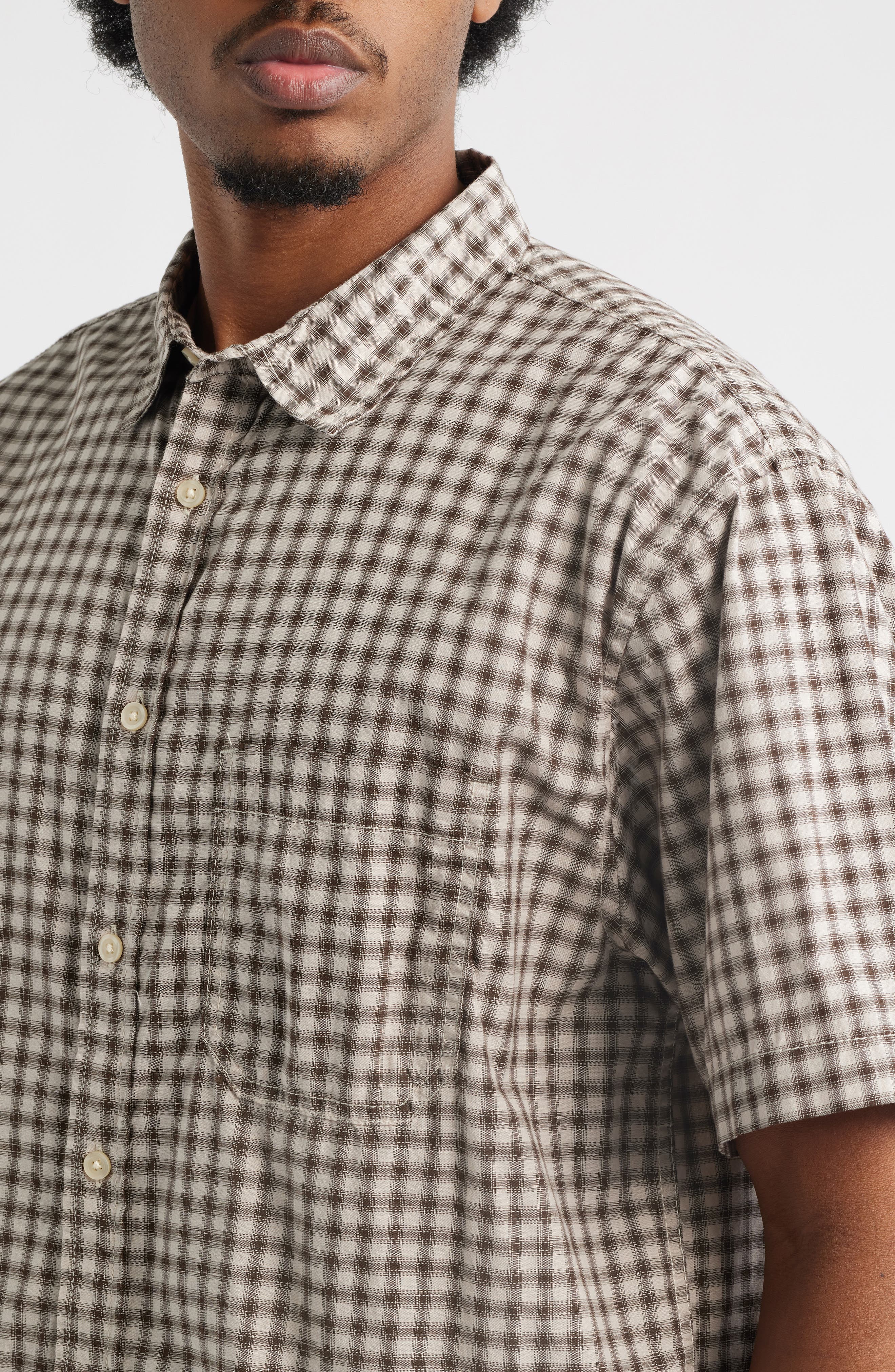 Larkspur Mini Plaid Button-Up Shirt - image 2