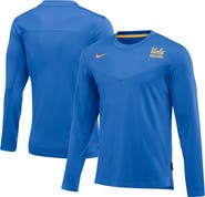 Nike Men's Nike Blue UCLA Bruins 2022 Game Day Sideline Performance Long Sleeve T-Shirt