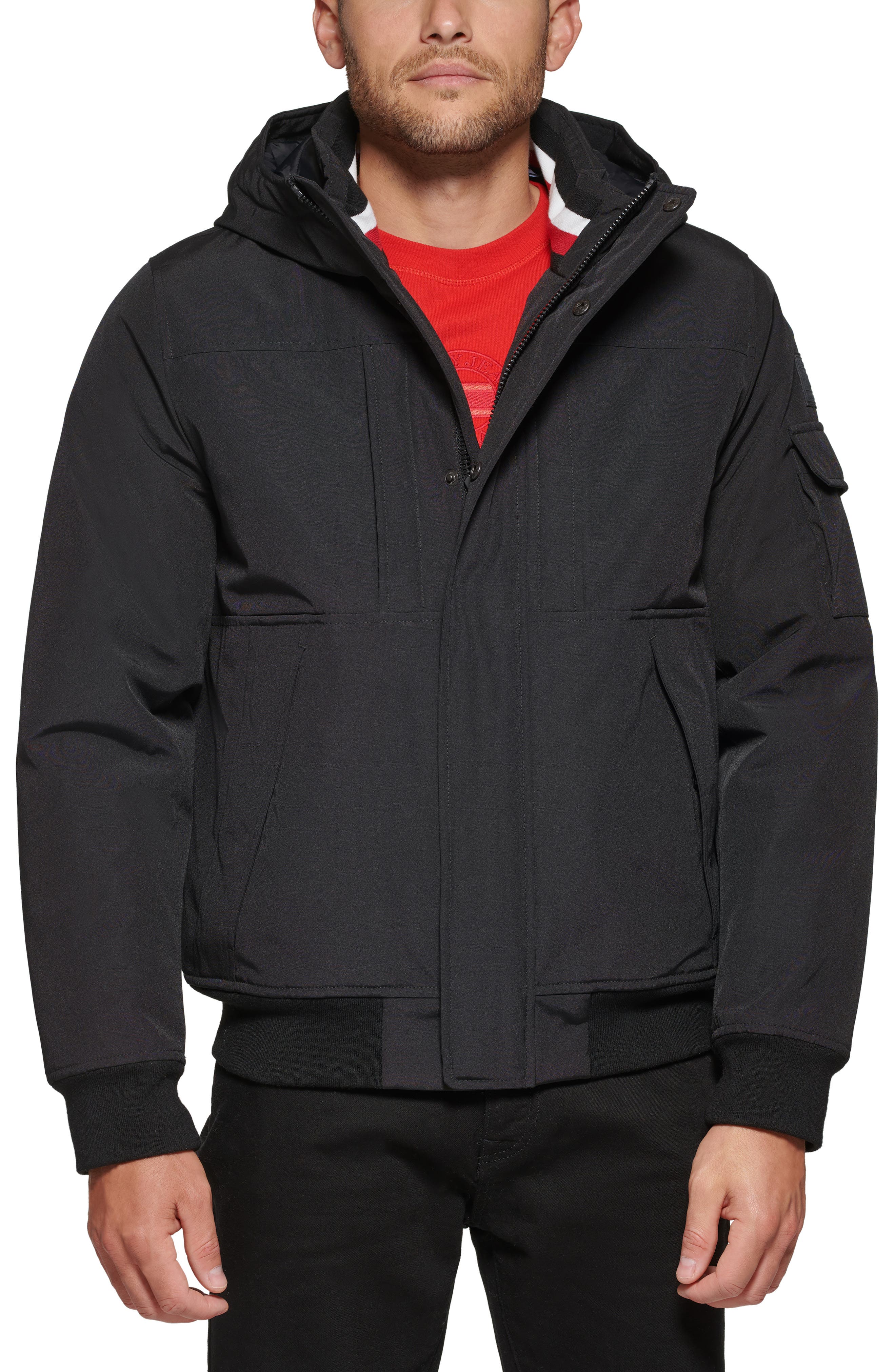Arctic Hooded Bomber Jacket