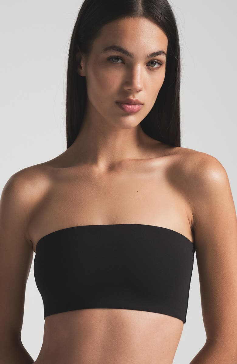SKIMS Fits Everybody Bandeau Bra, Alternate, color, Onyx