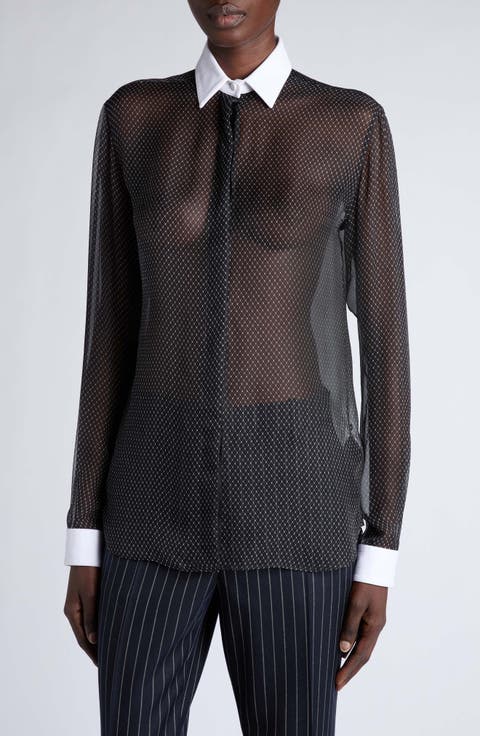 Silk Chiffon Shirt