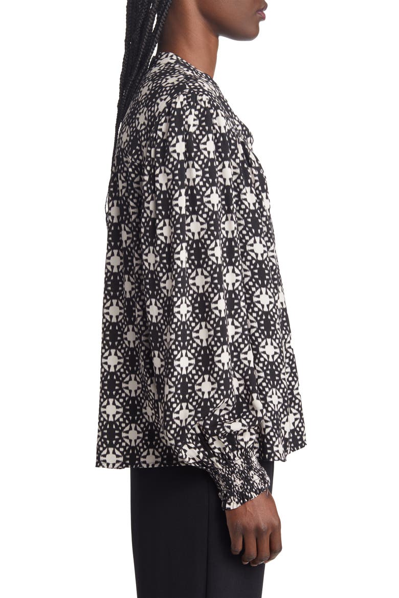 Emilia Balloon Sleeve Blouse, Alternate, color, OCTAVE NIGHT