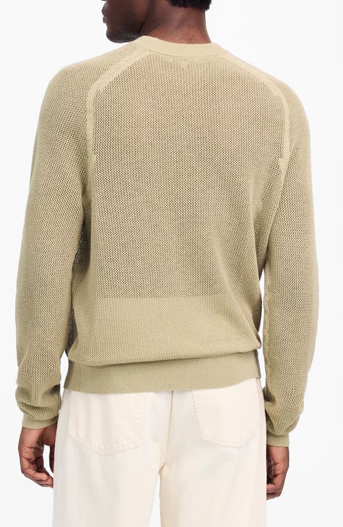 Madewell Mesh Knit Crewneck Sweater