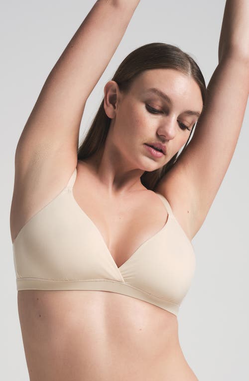 Skims Fits Everybody Crossover Bralette In Sand