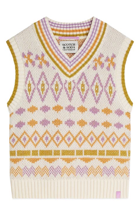 Kids' Fair Isle Sweater Vest
