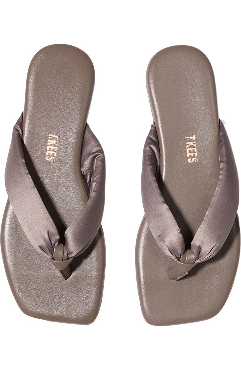 TKEES Lennon Flip Flop, Alternate, color, Pewter