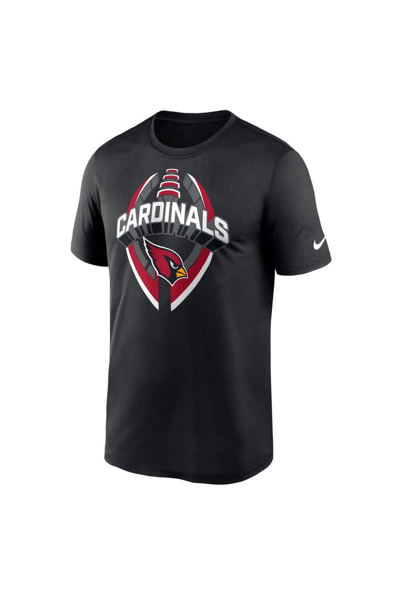 Men's Nike Black Arizona Cardinals Legend Icon Performance T-Shirt, Alternate, color, Black
