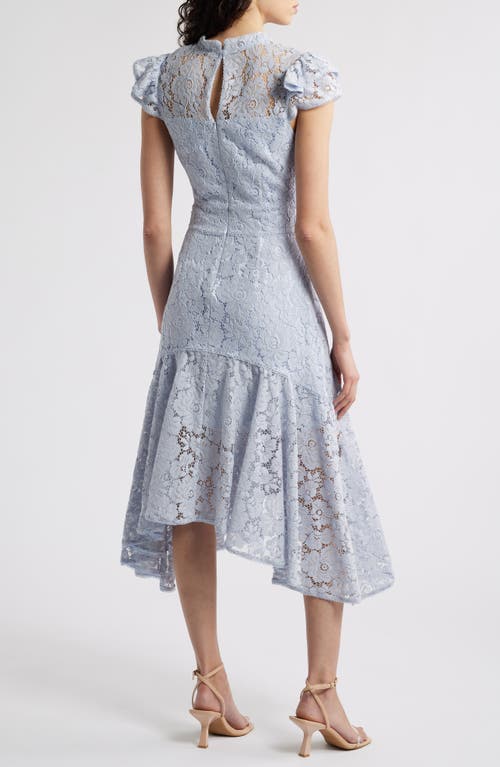 Chelsea28 Ruffle Cap Sleeve Lace Cocktail Dress In Blue Halogen
