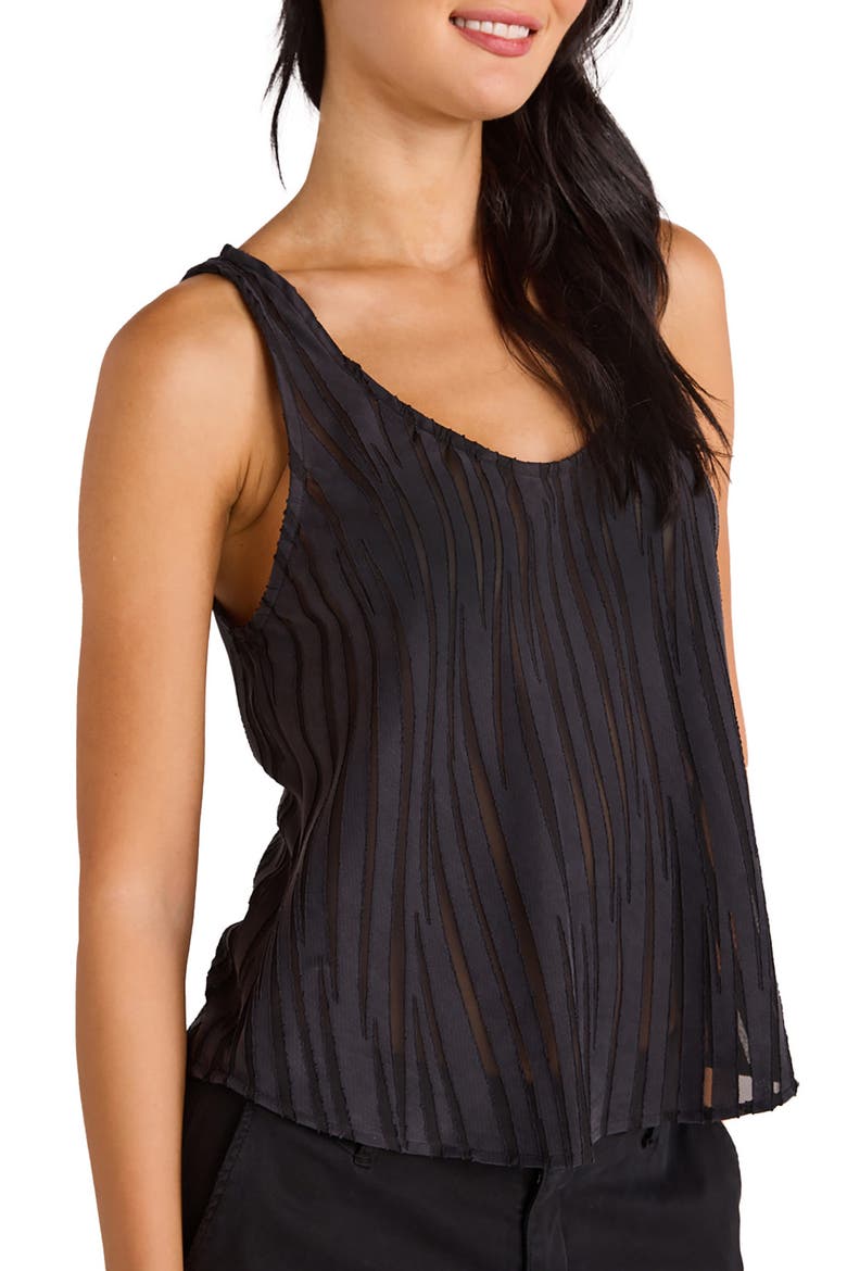 Scoop Neck Tank, Alternate, color, BLACK ZEBRA BURNOUT