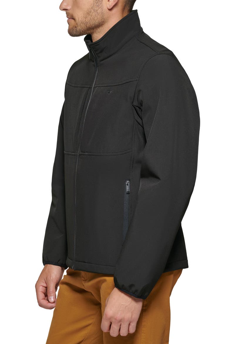 Water Resistant Soft Shell Jacket, Alternate, color, BLACK