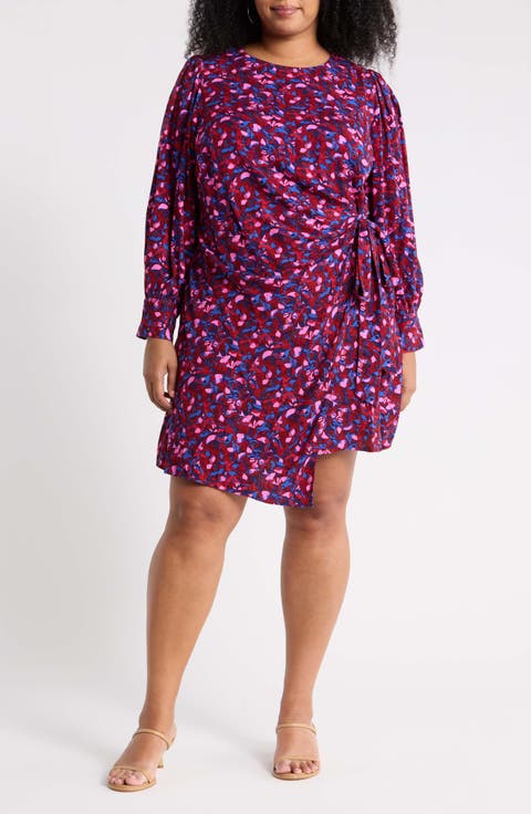 Turma Abstract Willy Wrap Minidress