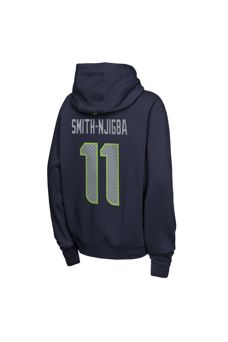 Youth Nike Jaxon Smith-Njigba College Navy Seattle Seahawks Name & Number Club Fleece Hoodie, Alternate, color, College Navy