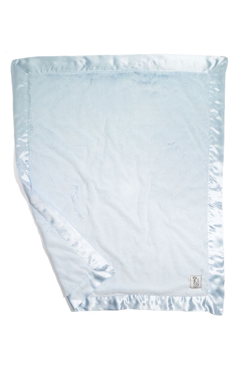 Little Giraffe Luxe Baby Blanket, Alternate, color, Blue