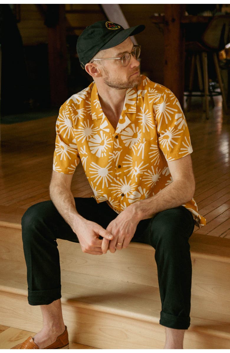 Bridge & Burn Bodie Shirt, Alternate, color, Solar Bloom