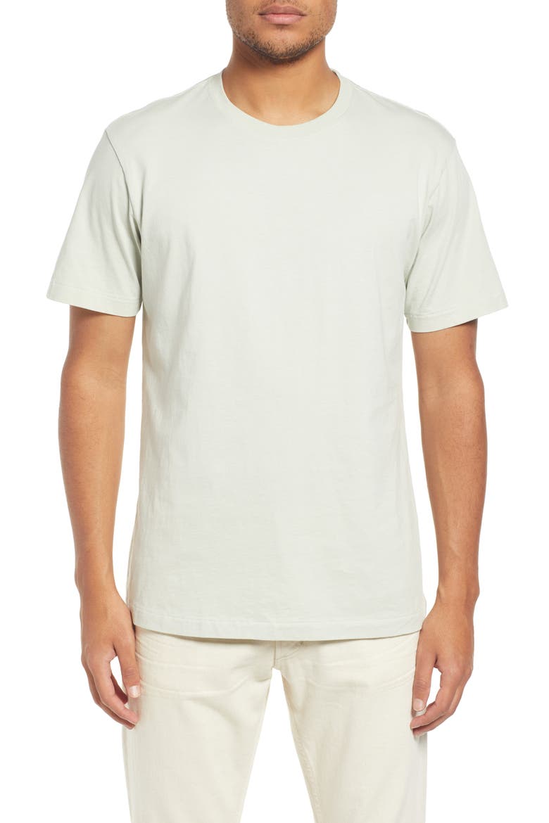 Logo Cotton T-Shirt, Main, color, GREY GREEN
