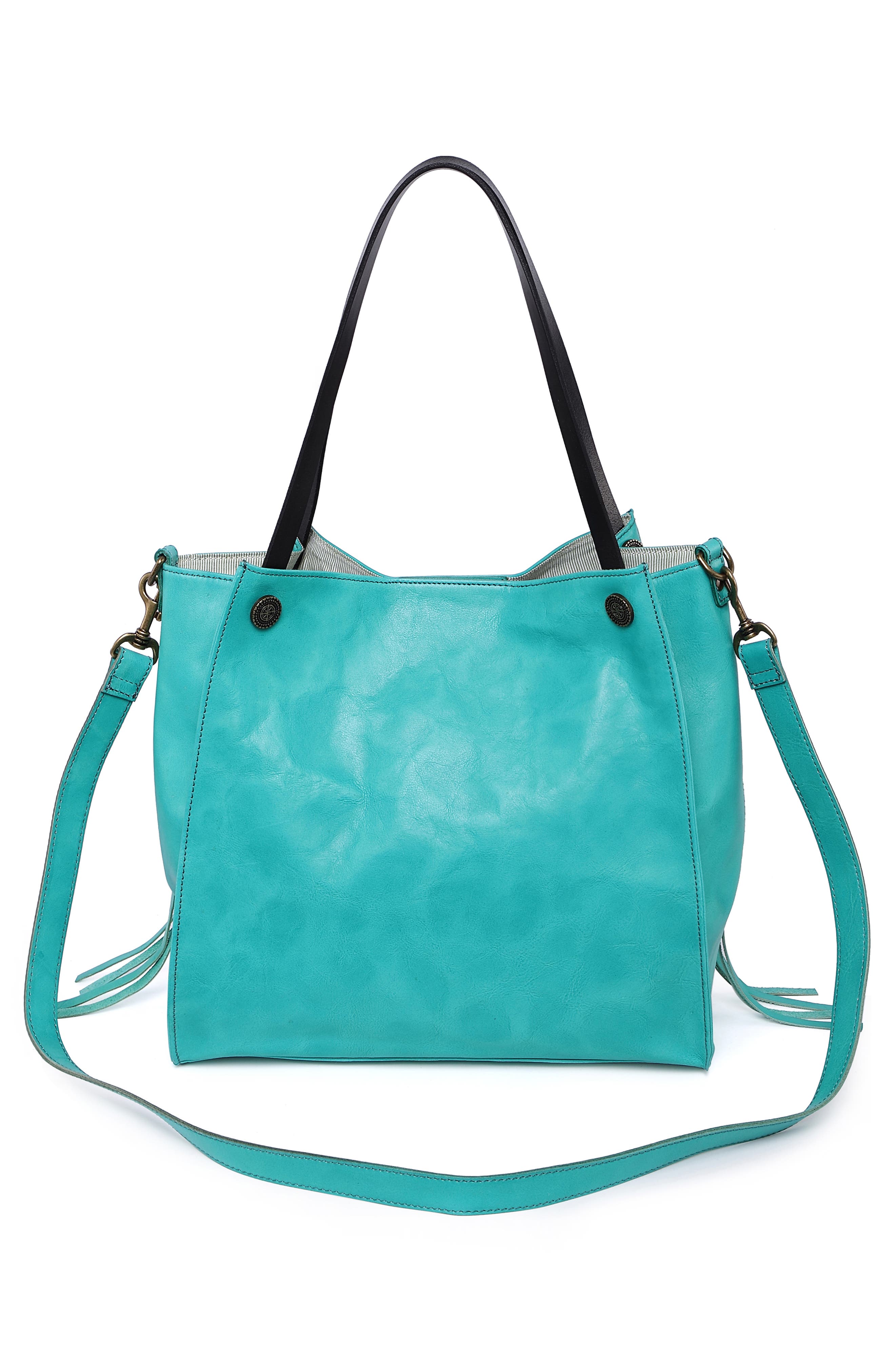 Daisy Leather Tote Bag
