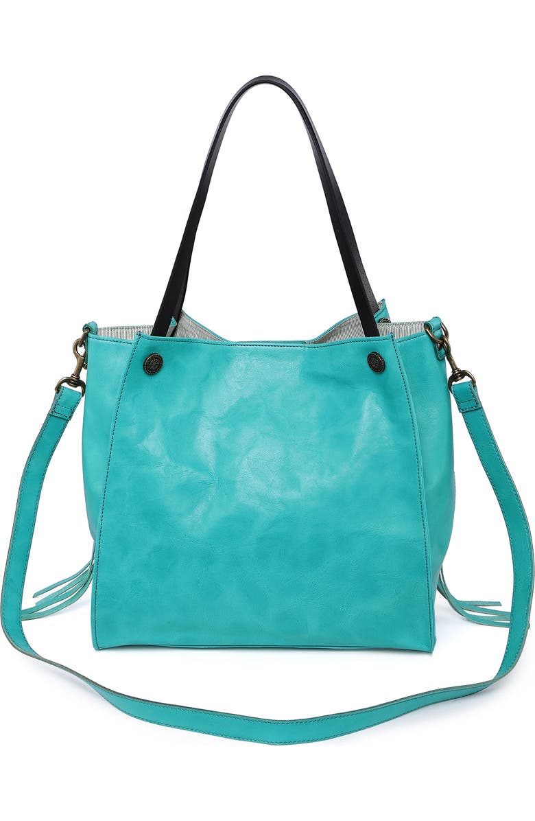 Daisy Leather Tote Bag