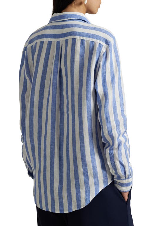 Polo Ralph Lauren Classic Fit Stripe Linen Button-up Shirt