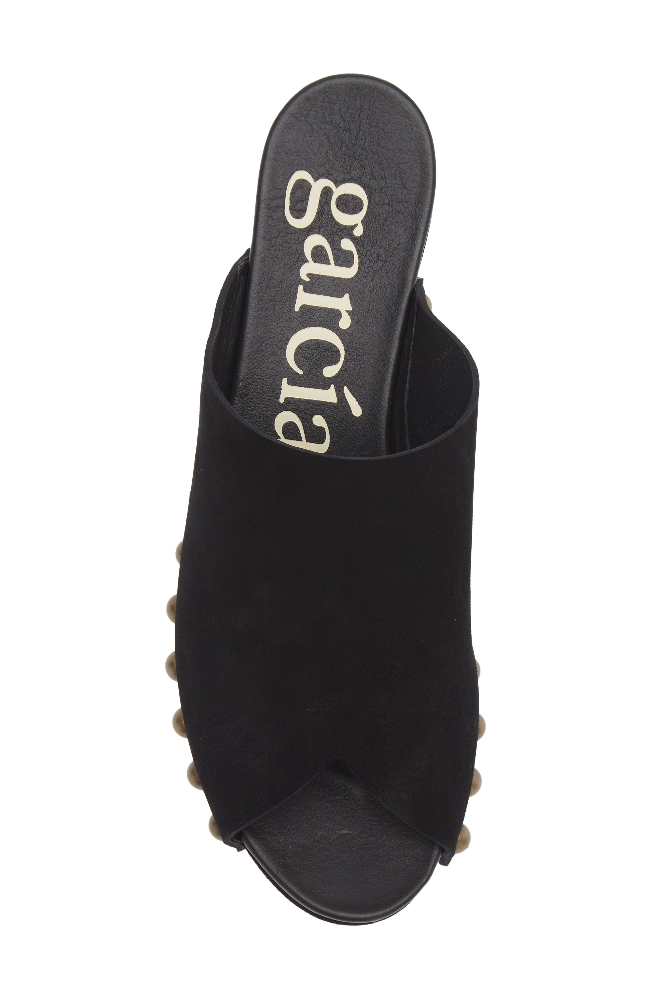 Nain Peep Toe Platform Mule, Alternate, color, BLACK CASTORO