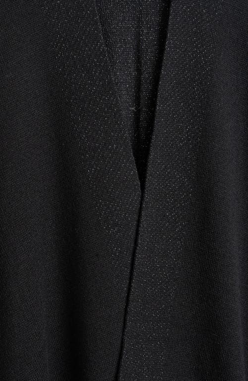 Lauren Ralplh Lauren Ruana With Shine Border In Black
